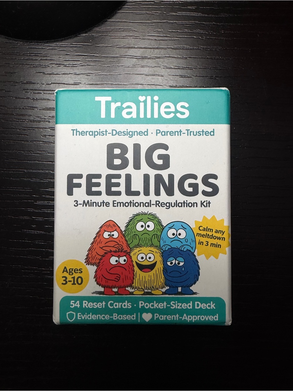 Trailies Big feelings self regulation card deck